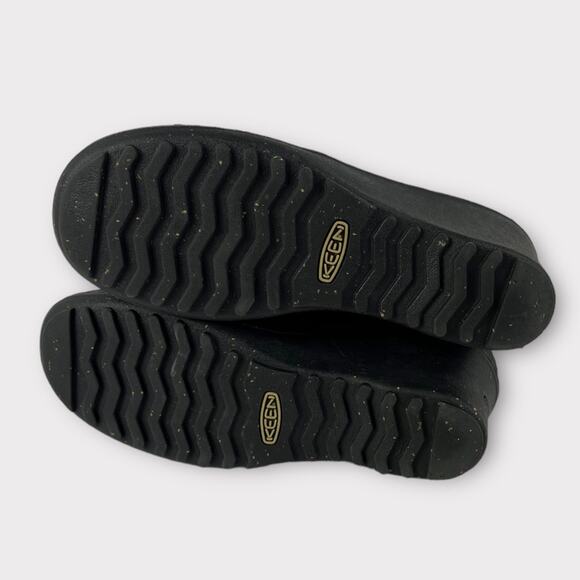 Keen Akita Leather Lace-Up Wedge Ankle Boot Size 7 - Picture 3 of 8